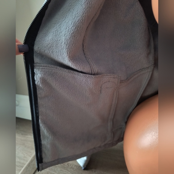 Light Blue Utility Jacket with Fitted Style and Stand-Up Collar - Picture 12 of 14